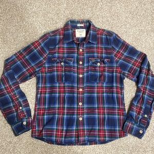 COPY - Abercrombie & Fitch flannel shirt muscle fit XXL (but fits like a size L)